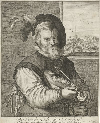 Vieux violoniste - Adriaen Matham