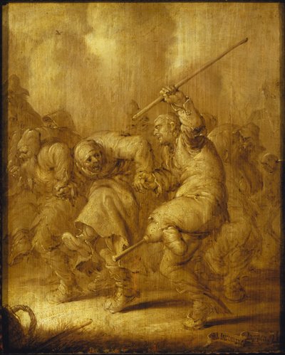 Al kromme lappen Mendiants dansants, 1633 - Adriaen Pietersz. van de Venne
