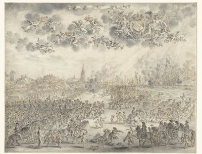 Départ de Charles II de Scheveningen - Adriaen Pietersz van de Venne