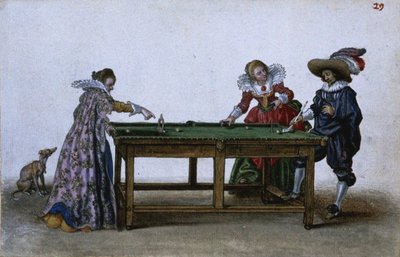 Partie de billard, vers 1620-1625 - Adriaen Pietersz van de Venne