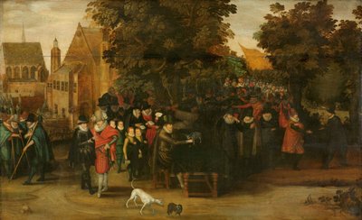 Spectacle satirique sur la politique néerlandaise, c.1619-20 - Adriaen Pietersz van de Venne