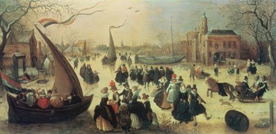 Fête de patinage - Adriaen Pietersz van de Venne