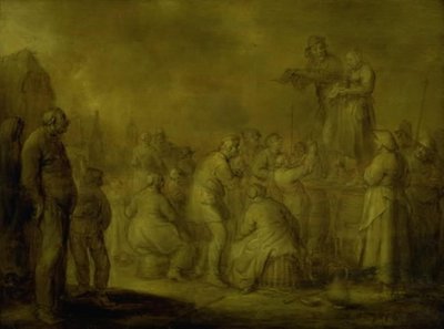 Chanteurs de rue - Adriaen Pietersz. van de Venne