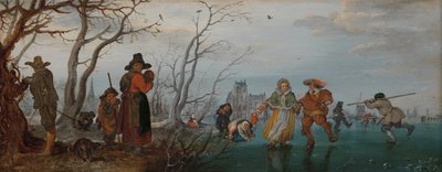 Hiver (Divertissement sur la glace) - Adriaen Pietersz van de Venne