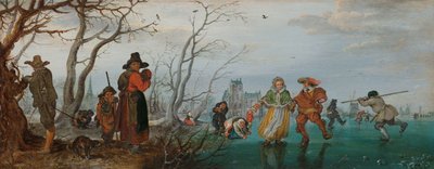 Hiver (Amusement sur la glace) - Adriaen Pietersz van de Venne