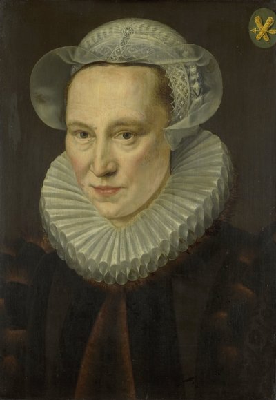 Portrait de Grietje Pietersdr Codde (décédée en 1607) - Adriaen Thomasz. Key