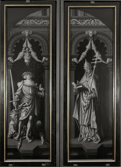 Triptyque de Saint Pancrace, panneaux fermés (huile sur bois) - Adriaen Ysenbrandt
