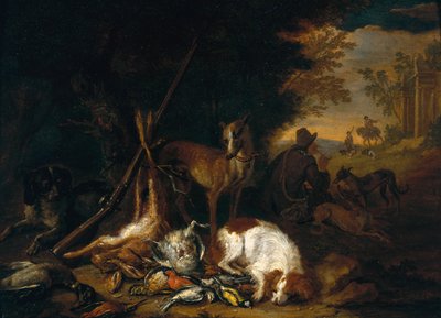 Un chasseur avec ses chiens - Adriaen de Gryef