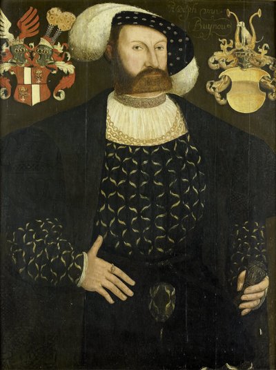 Portrait présumé posthume de Rudolph van Buynou (d 1542), Haut Bailli de Stavoren et 