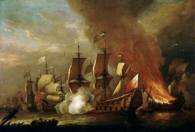 Une action de la succession anglaise, fin XVIIe siècle - Adriaen van Diest
