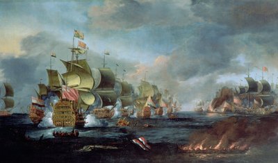 La bataille de Lowestoft, 3 juin 1665 - Adriaen van Diest