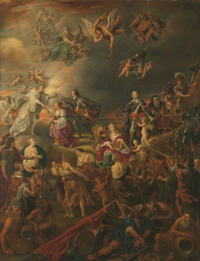 Allégorie de la paix sous le stathouder Guillaume II - Adriaen van Nieulandt (I)