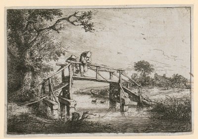 Pêcheurs sur le pont - Adriaen van Ostade
