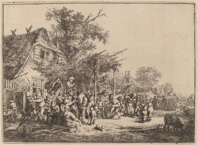Danse sous la treille - Adriaen van Ostade
