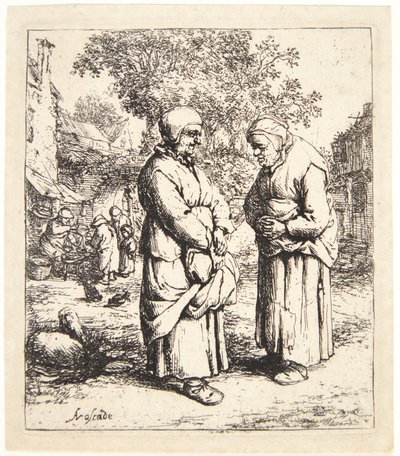 Les deux commères - Adriaen van Ostade
