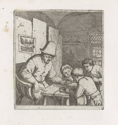 Trois élèves chez un maître d