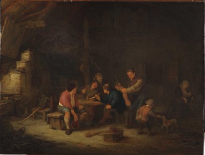 Intérieur avec paysans - Adriaen Jansz. van Ostade