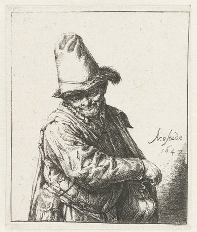 Joueur de lyre - Adriaen van Ostade