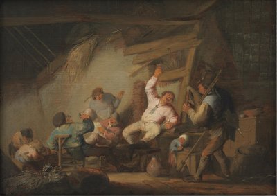 Faire la Fête dans un Cottage de Ferme - Adriaen van Ostade