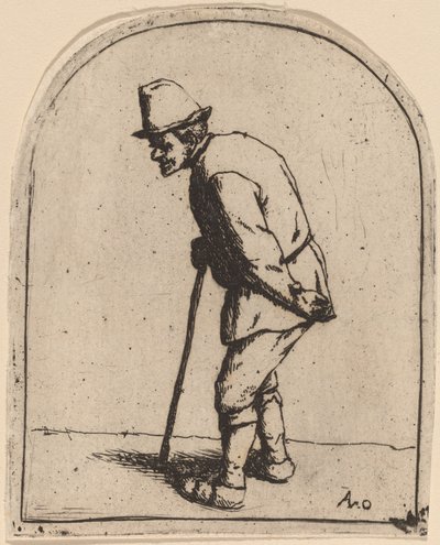 Paysanne avec le dos courbé - Adriaen van Ostade