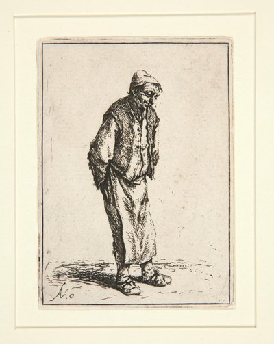 Paysans avec les mains derrière le dos - Adriaen van Ostade