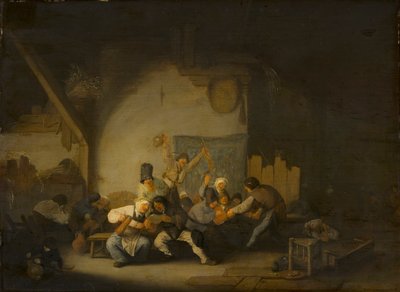 Les paysans font la fête - Adriaen van Ostade