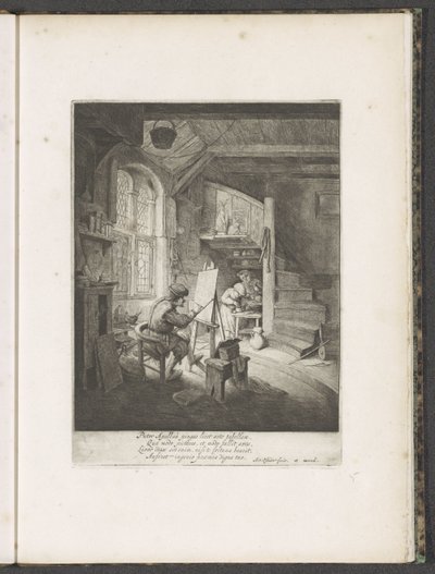 Peintre dans son atelier - Adriaen van Ostade