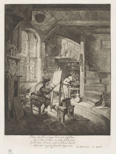 Peintre dans son atelier - Adriaen van Ostade