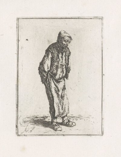 Homme debout avec les mains dans le dos - Adriaen van Ostade