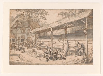 Jeux de taverne - Adriaen van Ostade