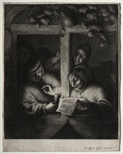 Les Chanteurs de Noël - Adriaen van Ostade