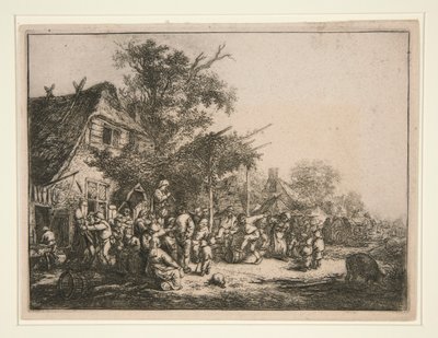 La danse sous la treille - Adriaen van Ostade