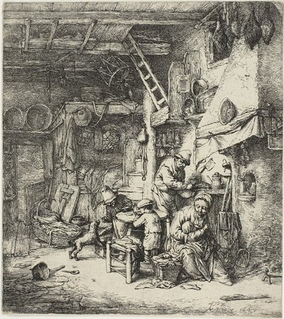La famille - Adriaen van Ostade