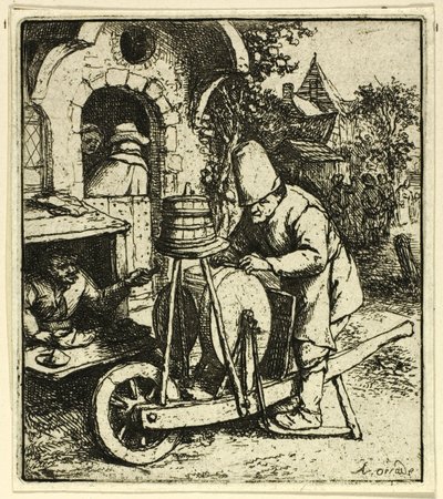 Le rémouleur - Adriaen van Ostade