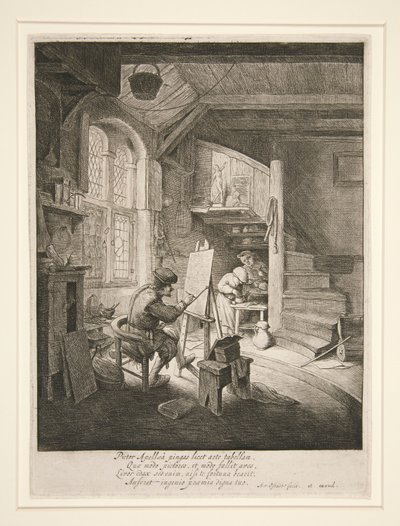 Le peintre dans son atelier - Adriaen van Ostade