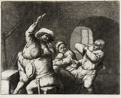 La querelle des paysans - Adriaen van Ostade