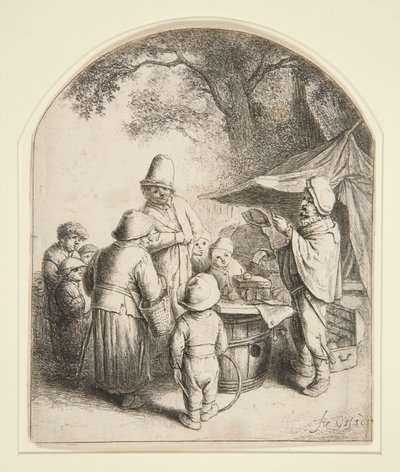 Le Charlatan - Adriaen van Ostade