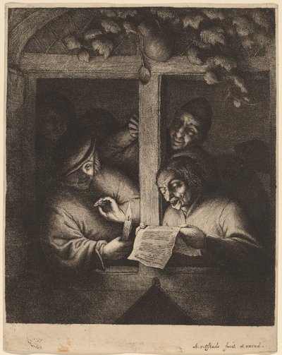 Les chanteurs - Adriaen van Ostade