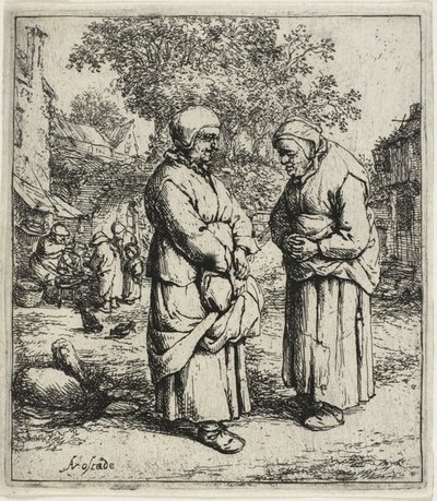 Les deux commères - Adriaen van Ostade