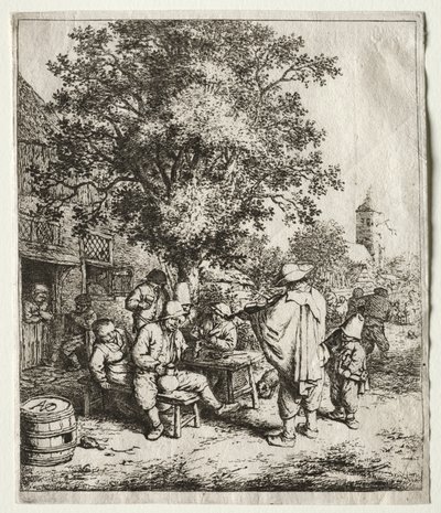 Le Violoniste et le Garçon à la Vielle - Adriaen van Ostade