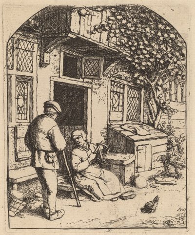 La Dévideuse - Adriaen van Ostade
