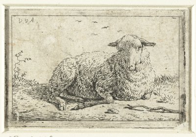 Mouton couché - Adriaen van de Velde