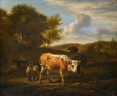 Paysage Montagneux avec des Vaches - Adriaen van de Velde