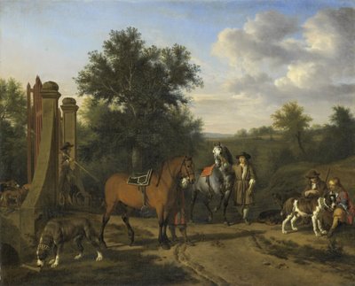La partie de chasse - Adriaen van de Velde