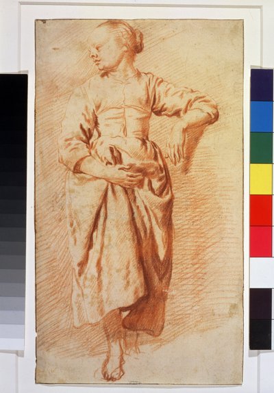 Femme en robe paysanne - Adriaen van de Velde