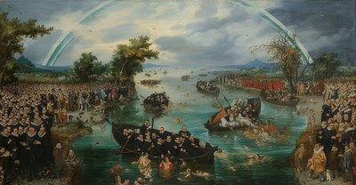 La pêche des âmes. 1614 - Adriaen van de Venne