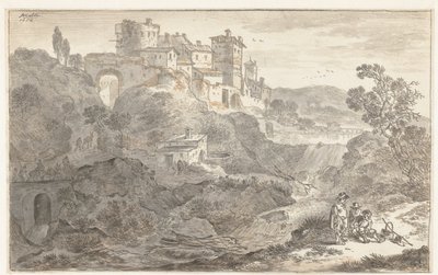 Paysage italien - Adriaen van der Cabel