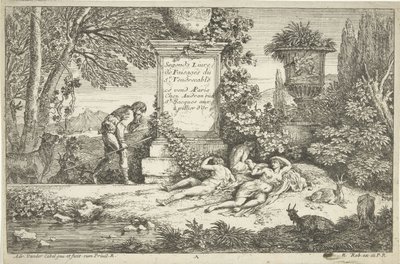 Bergères endormies - Adriaen van der Kabel