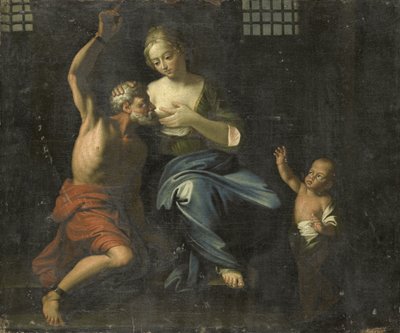 Cimon et Pero (Charité Romaine) - Adriaen van der Werff (copy after)