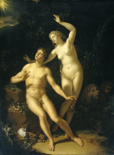 Dieu tient Adam et Ève responsables - Adriaen van der Werff